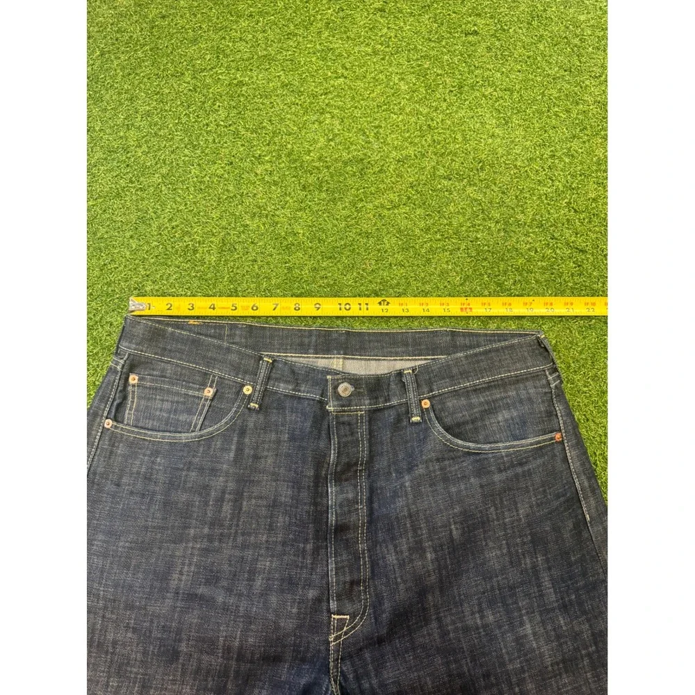 Levis 501 Original Fit Mens Dark Wash Indigo Denim Jeans‎ W40 L32 00501-0669